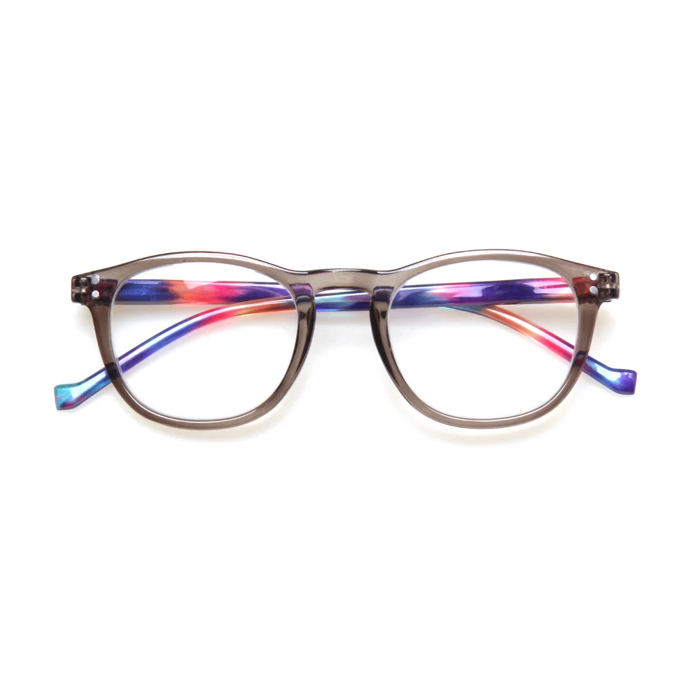 

Fashion Rectangular Reading Glasses Glasses Spring Hinge Color Printing Glasses Frame Men and Women Frame Material