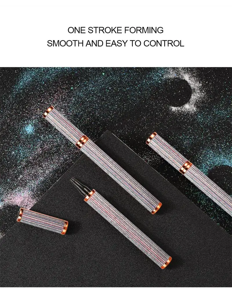 Waterproof Eyeliner Liquid Black Long Lasting Non-staining Eye Makeup Tool Pencil Stamp TSLM1 |