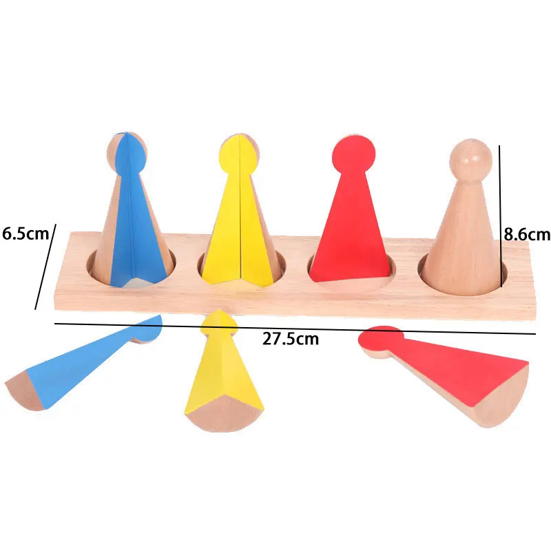 

Montessori Educational Learning Math Wood Toys Small Fraction Skittles Montessori Early Childhood Learning In Math Toys L466F