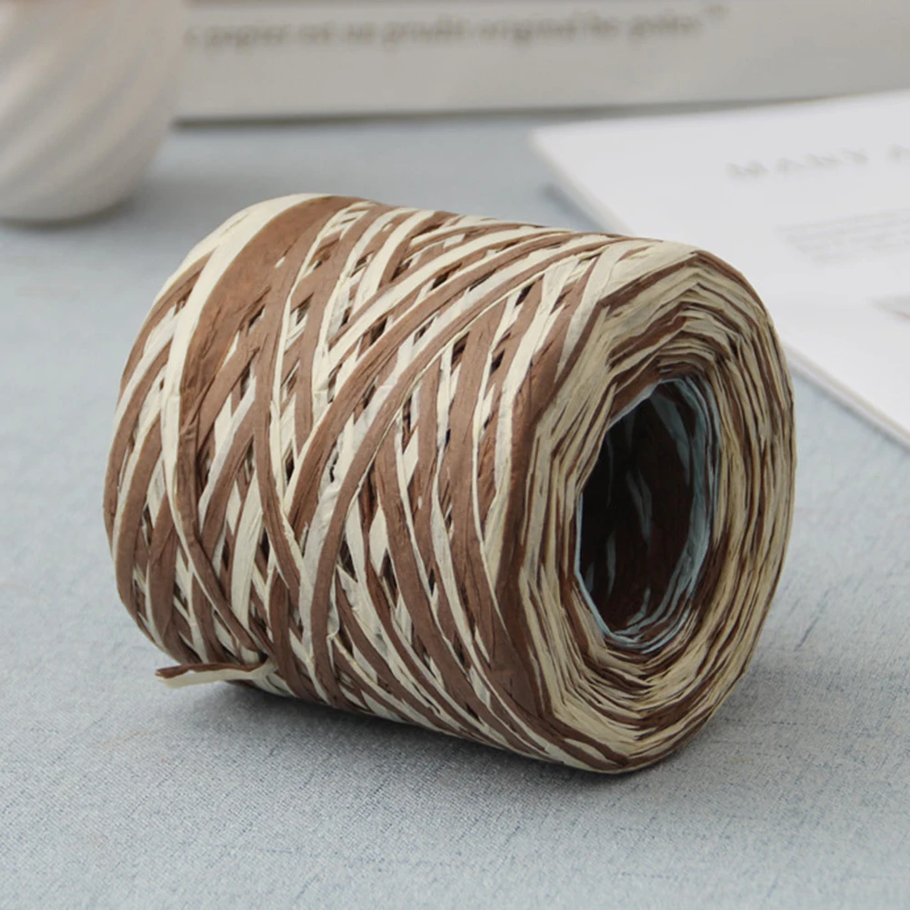 200 м бумажная веревка лента рафия кружевная фотобумага для упаковки подарочных