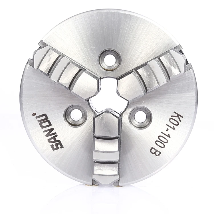 100 мм 4 &quotтокарного патрона 3 челюсти ручной мини Самоцентрирующийся зажимной