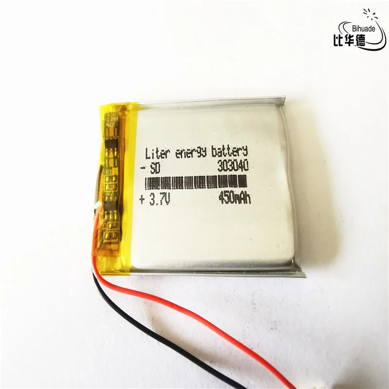 Китайский поставщик завод в Шэньчжэне OEM 303040 3 7 lipo rc аккумулятор 450 мАч для