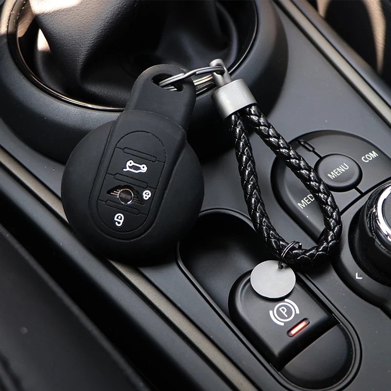 Автомобильный ключ чехол Силикагель Защитная крышка для MINI Cooper F54 F55 F56 F57 F60 Countryman, Clubman автомобильный брелок для ключей крышка