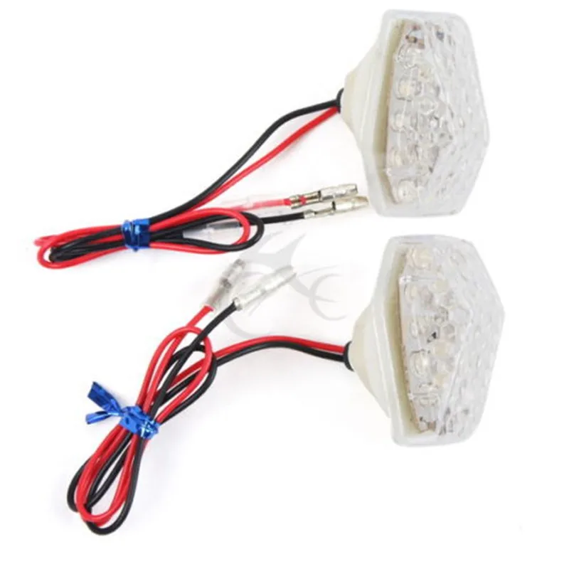 Мотоциклетные черные/белые Светодиодные поворотники для Suzuki GSXR 1000 750 600 SV650/1000 Bandit