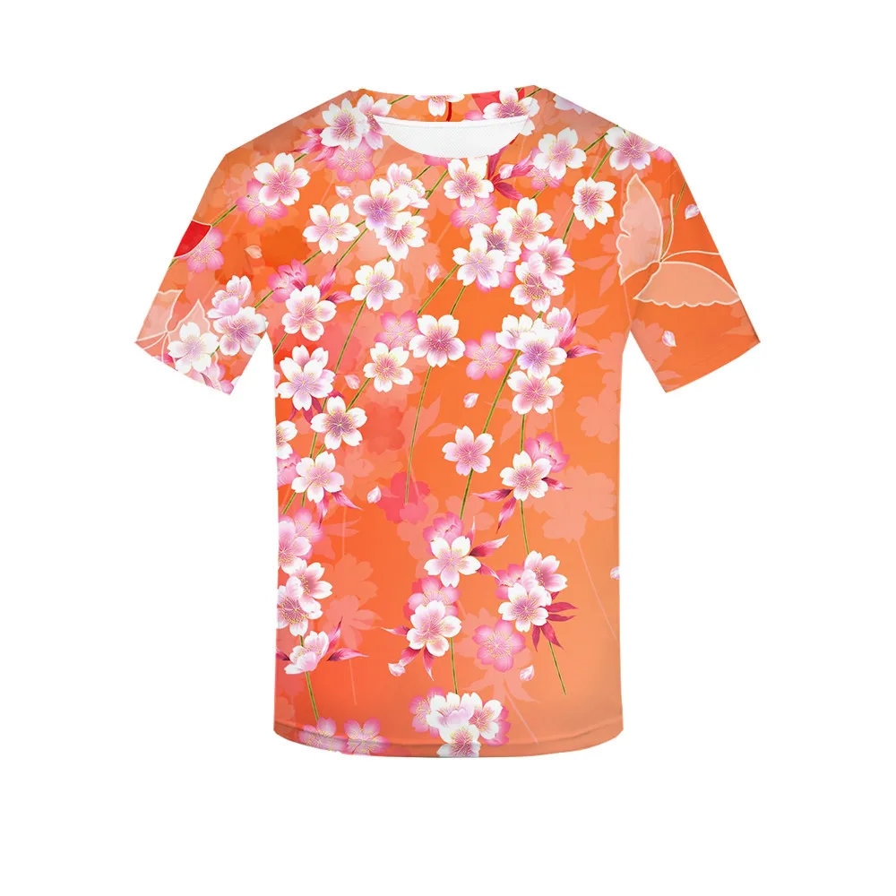 Новинка лета 2019 модная мужская и женская толстовка с 3D принтом розы футболка