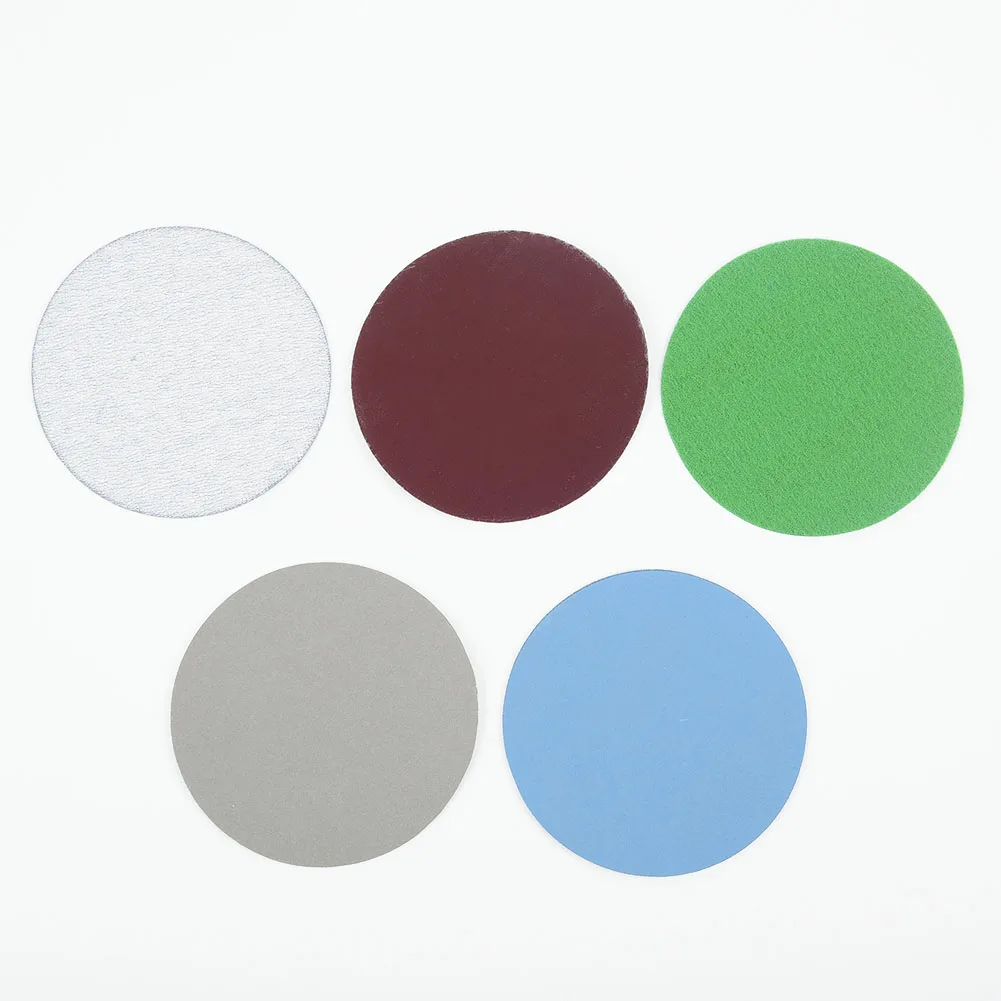 

25 Pcs Set Hook And Loop 3 Inch Mixed 1000-5000 Grit Sand Paper Sanding Discs