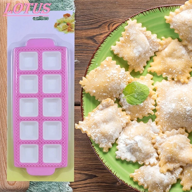 

Kitchen tools 10 with tortellini molds Ravioli aluminum shape dumplings dumplings kitchen DIY tools for making pastry dumplings