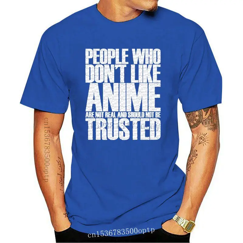 

Design Brand Anime Eyes People Who Dont Like Anime T-SHIRT 2021 Men Short Sleeve T-Shirt
