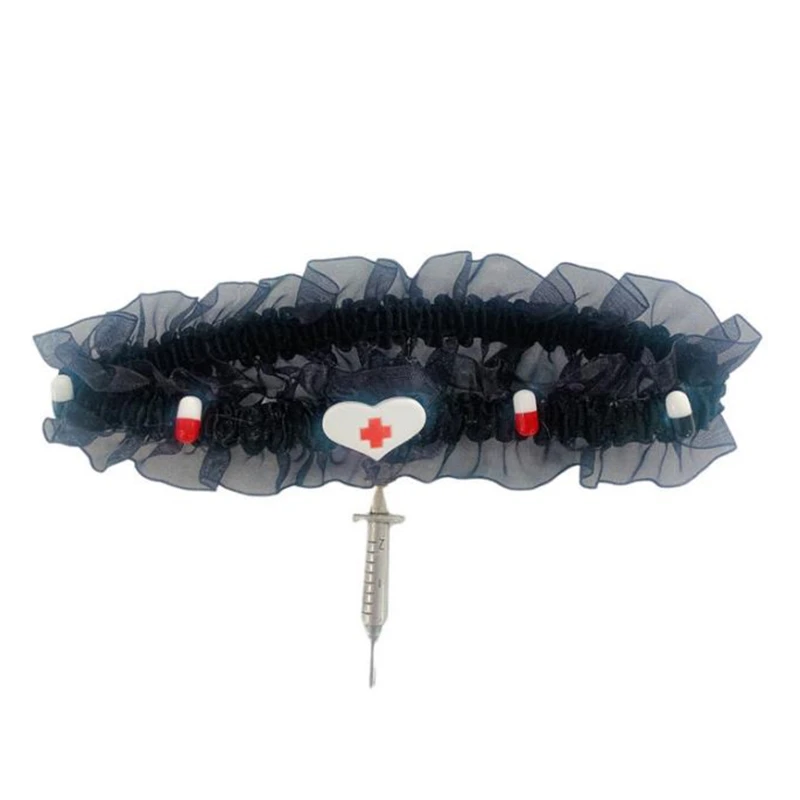 

Черное Кружевное ожерелье-чокер в стиле ретро, эластичные ожерелья, украшения для Хэллоуина, готики, косплея, Лолиты