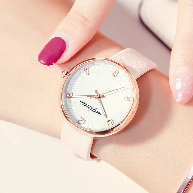 2019 модные простые часы для женщин и девушек кварцевые креативные повседневные
