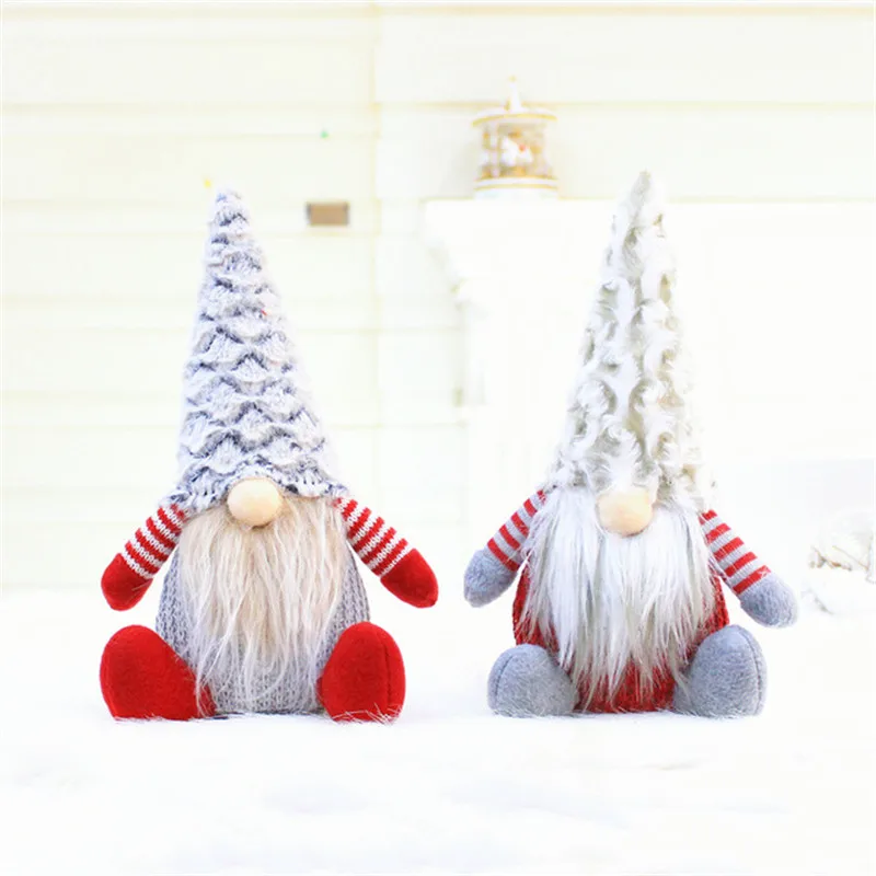 

Kids Toys Christmas Gift Forest Santa Claus Dolls Faciless Doll Christmas Tree Ornaments Decoration Gifts Christmas Dolls