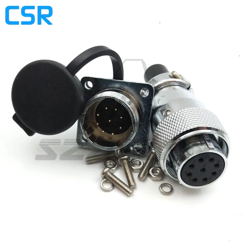 Водонепроницаемый 9-контактный разъем серии WF20 штепсельная розетка и гнездо