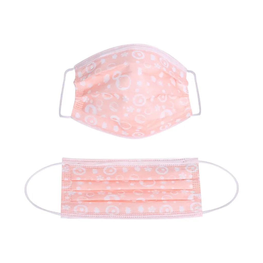 10 шт. одноразовая маска для лица Пылезащитная Студенческая Adlut карнавальный