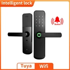 Смарт-замок X7, умный блокировочный дверной замок, управление через приложение, с паролем, IC-карта, Wi-Fi