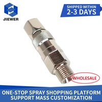 jiewer latex paint paint airless sprayer fittings high pressure tube not knotted 14 rotary joint spray gun tube flexible joint