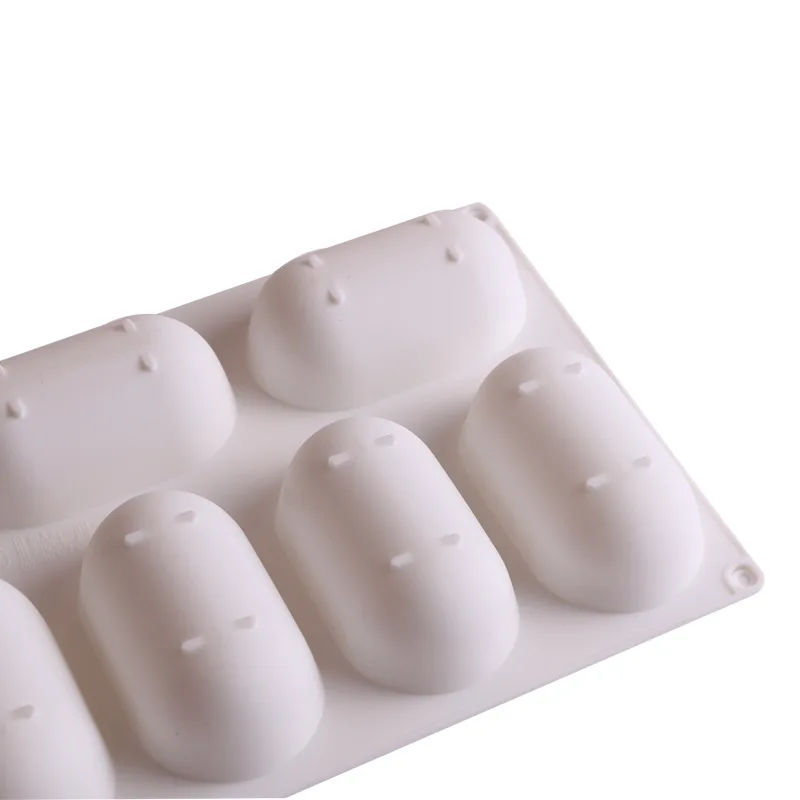 Мультфильм маленькие желтые люди Овальный мусс торт плесень 8 мороженое