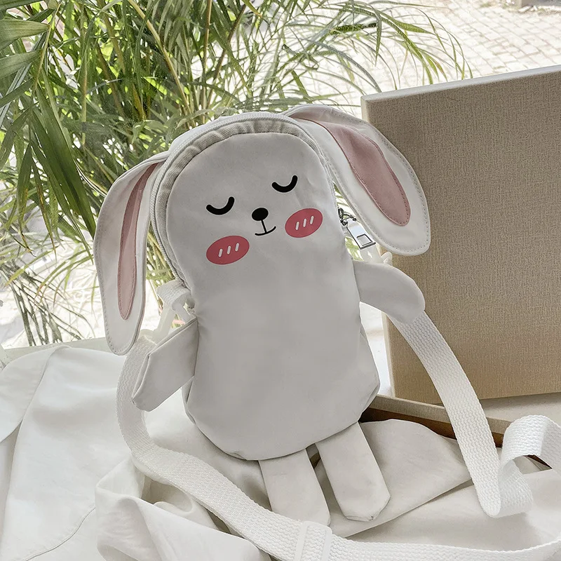 

Women Cute cartoon bunny bag 2021 new Japanese ins nylon lightweight fashion girl one-shoulder messenger bag