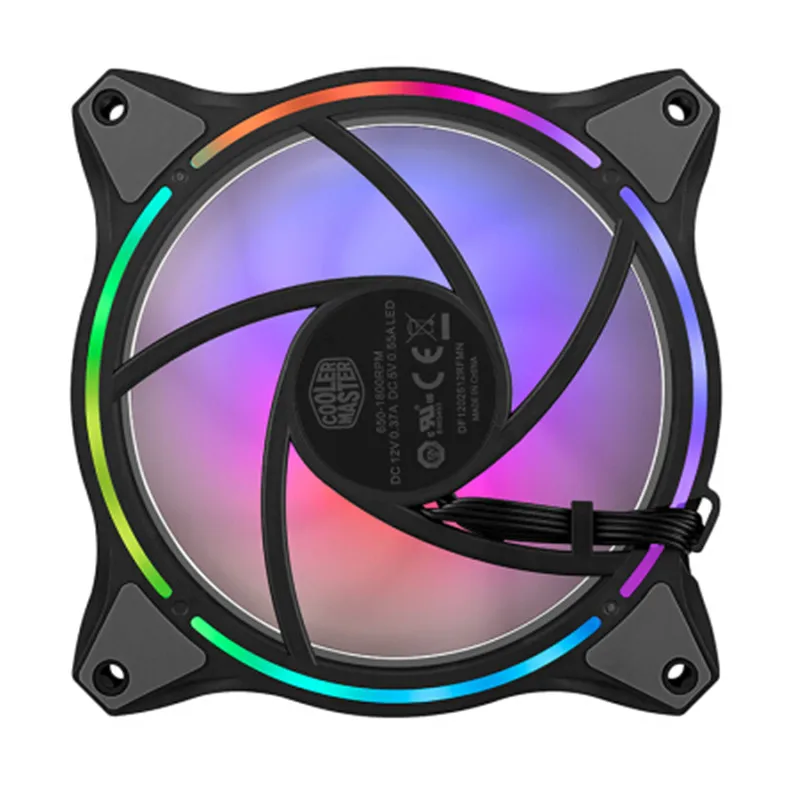 Вентилятор охлаждения Cooler Master MF120 HALO 5 в 3PIN ARGB 12 см ШИМ-вентилятор с индивидуальным