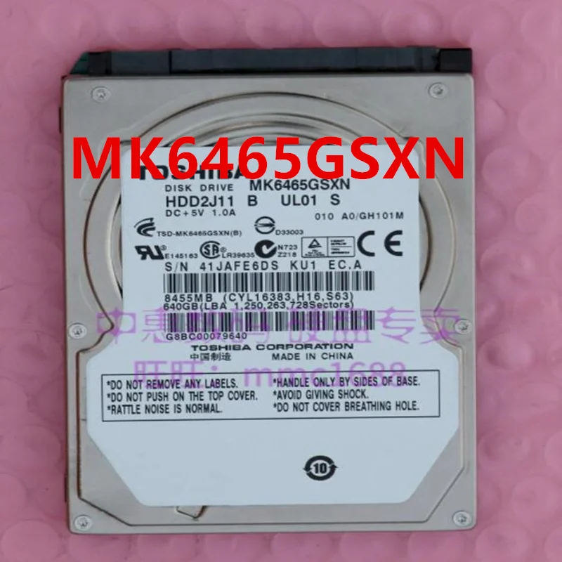 95%   HDD  Toshiba 640GB 2, 5  16MB SATA 5400RPM   HDD  MK6465GSXN