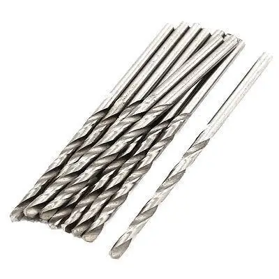 

2.6mmx36mm High Speed Steel Straight Shank 2 Flutes Twist Drilling Bit