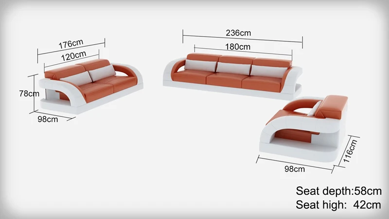 Италия стиль мебель для гостиной современный новый дизайн угловой кожаный