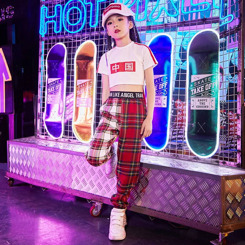 

Стильный джазовый танцевальный костюм для девушек красивый костюм для выступлений хип-хоп тренировочный костюм хип-хоп модный костюм