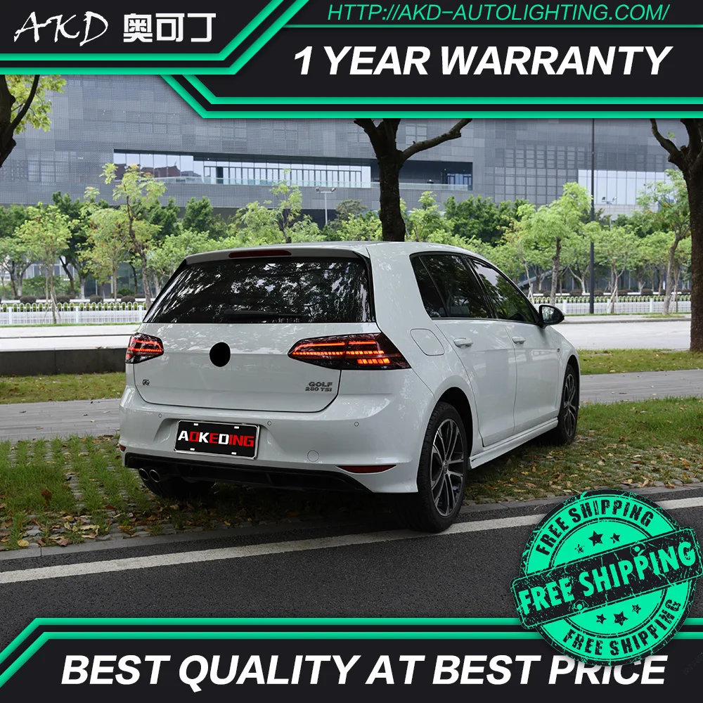 АКД тюнинговые автомобильные задние фары для VW Golf 7 MK7 5 светодиодный ДХО ходовые