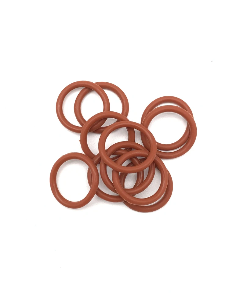 225 шт. уплотнительные кольца из Красного силикона VMQ силиконовая шайба резиновый