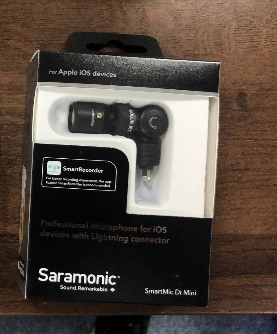 Saramonic SmartMic Di Mini / UC мини смартфон Vlog микрофон запись видео и аудио беспроводной для