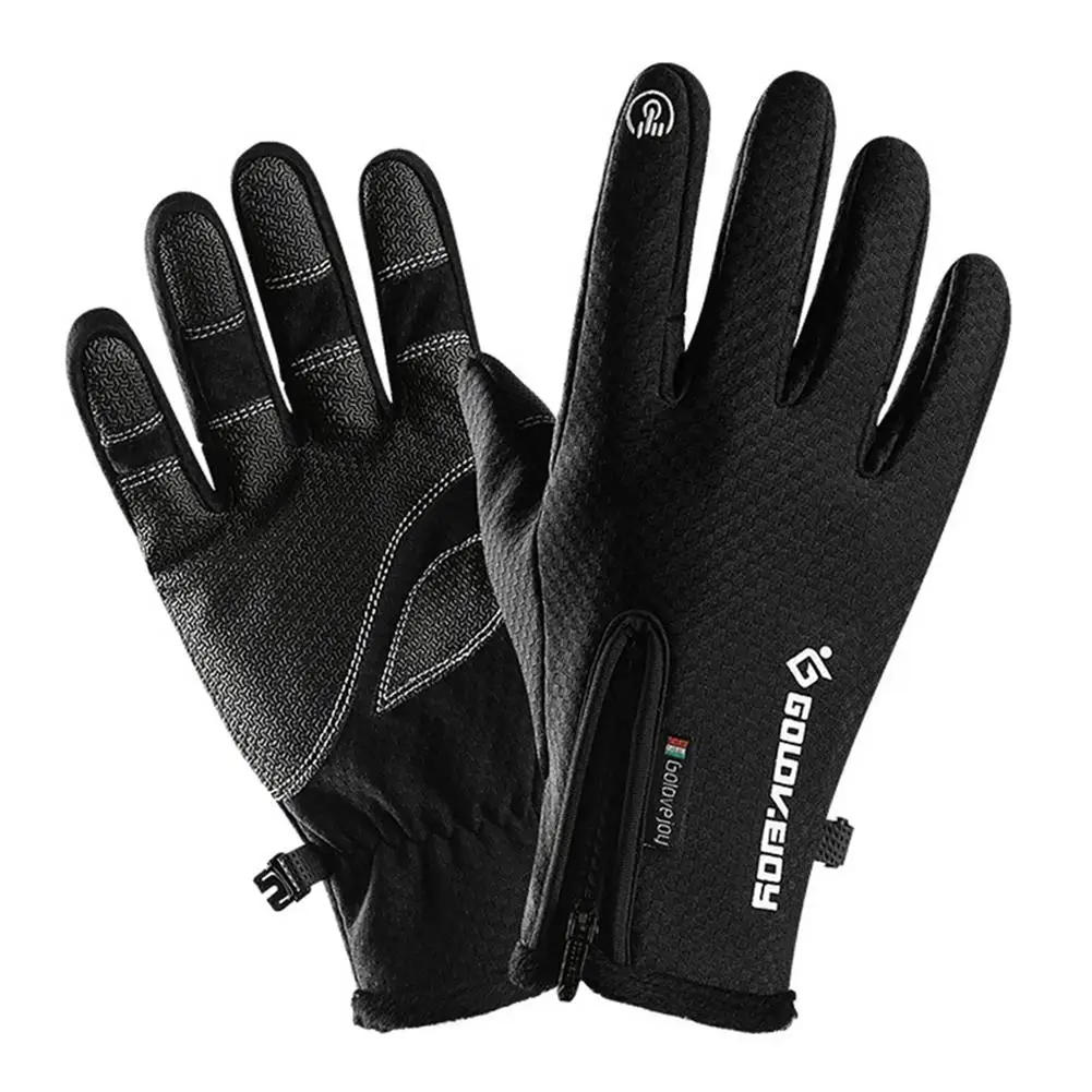 

Перчатки теплые зимние с сенсорным экраном унисекс, теплые спортивные для велоспорта, велосипеда, лыжного спорта, кемпинга, пешего туризма, ...