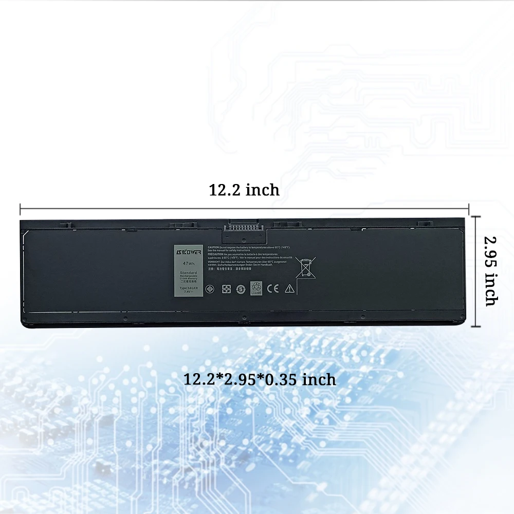 Аккумулятор SKOWER 34GKR для DELL Latitude E7420 E7440 E7450 3rnfd V8XN3 G95J5 5K 1GW 7 4 В/47 Втч 11 1 В PFXCR |