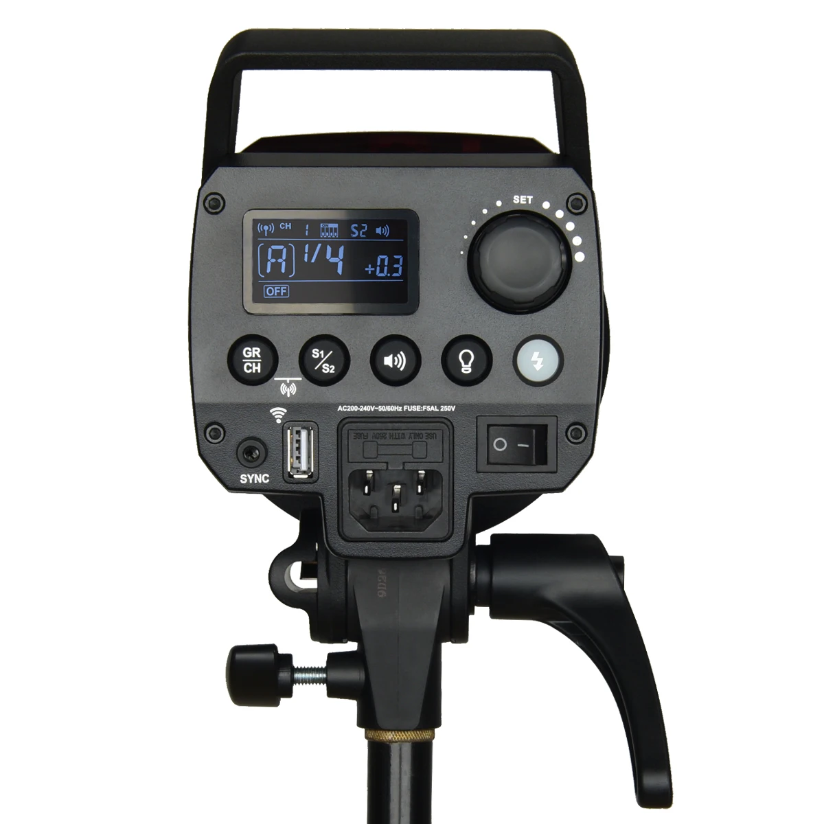 

Godox MS200 200W or MS300 300W 2.4G Built-in Wireless Receiver Lightweight Compact and Durable Bowens Mount Studio Flash