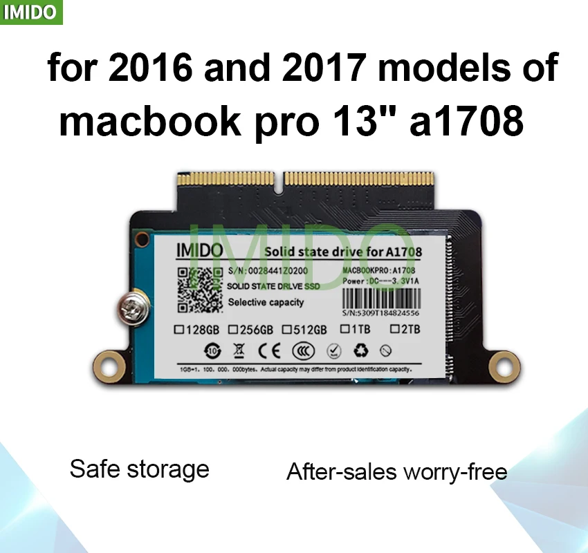 Новый твердотельный накопитель 128 ГБ 256 512 ТБ SSD для Macbook Pro Retina 13 3 дюйма 2016 2017 года