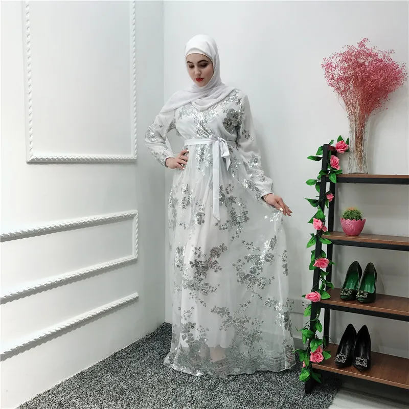 Vestidos Abaya Robe Femme Дубай Арабский Кафтан мусульманское хиджаб платье Рамадан Tesettur Elbise Sukienki Caftan Marocain Eid Dress