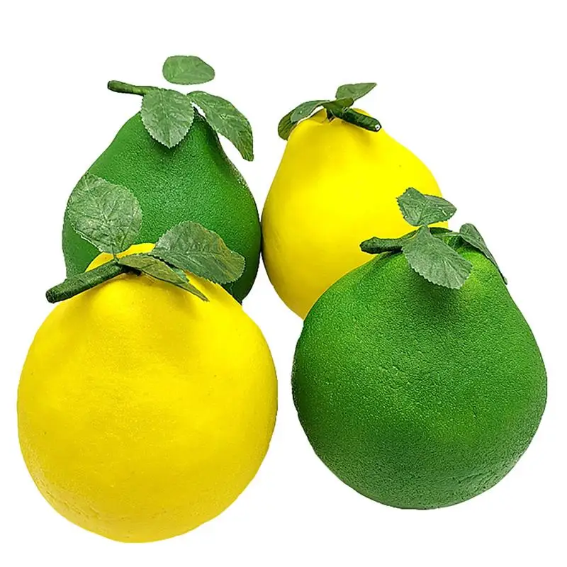 Милые искусственные фрукты похожая на настоящую помело поддельные фрукт из
