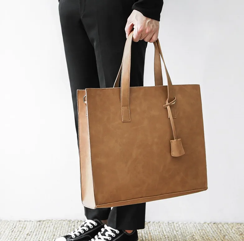 

Business Versatile Ins Hot Style Casual Tote Bags Pu Leather Package High-capacity Shoulder Bag Handbag Valise