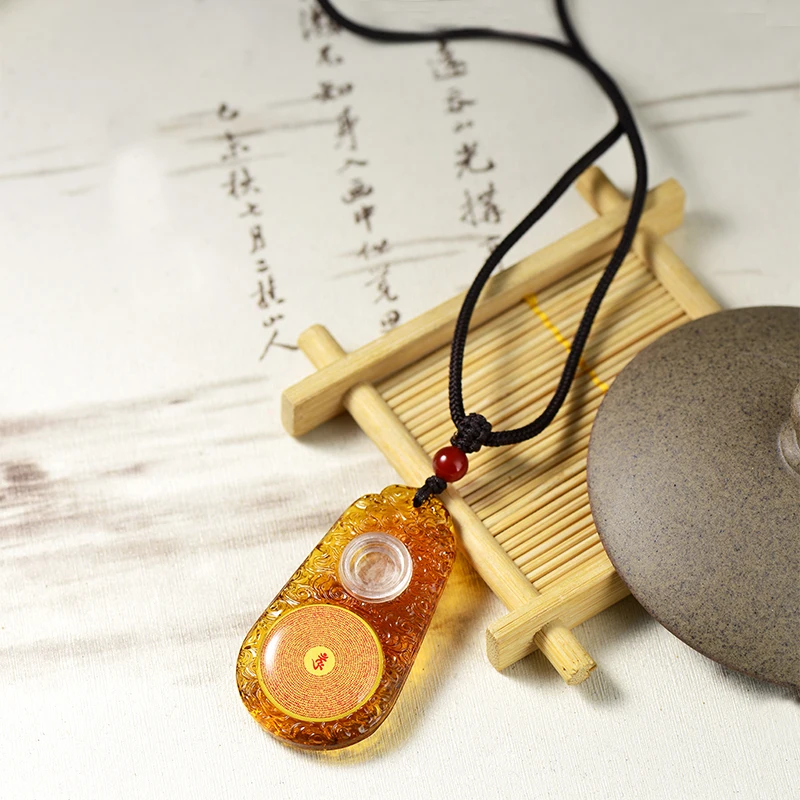 1 шт. талисман безопасность деньги удача Амулет зеленый Тара Будда кулон ожерелье