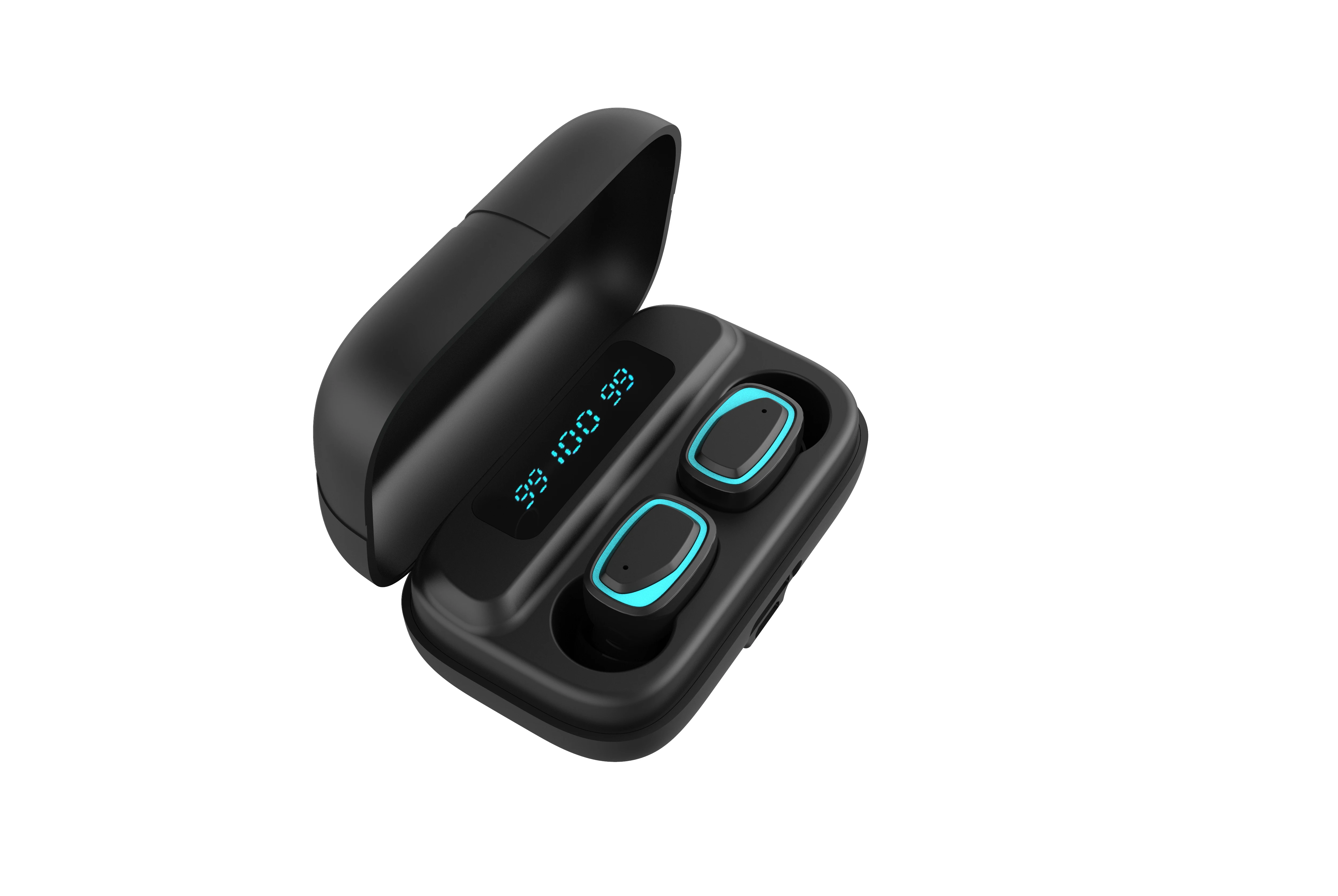 

TWS-стереонаушники KS01Bluetooth 5,0 с зарядным футляром, 2400 мА · ч