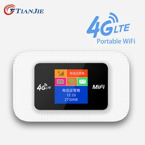 Wi-Fi роутер TianJie 4G, Универсальная Мобильная точка доступа, модем для разблокировки Mifi, LTE FDD 150 Мбитс, беспроводной модем 3G, 4G, Wi-Fi со слотом для сим-карты