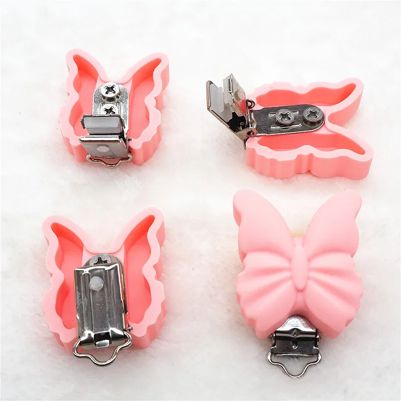 10 шт. силиконовые зажимы-бабочки для прорезывателя без бисфенола А | Мать и