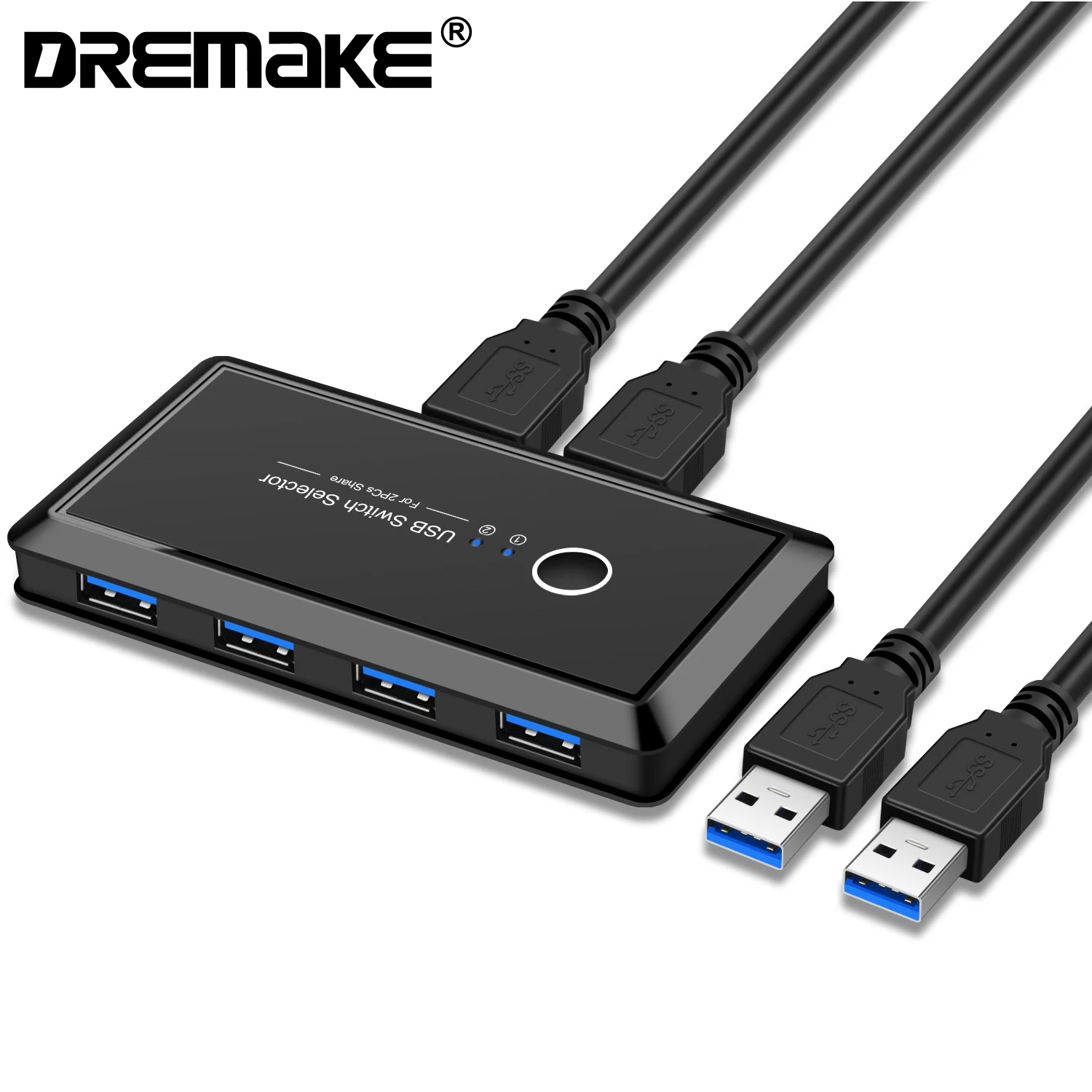 USB 3 0 переключатель для 2 компьютеров с общим доступом на 4 USB-устройства