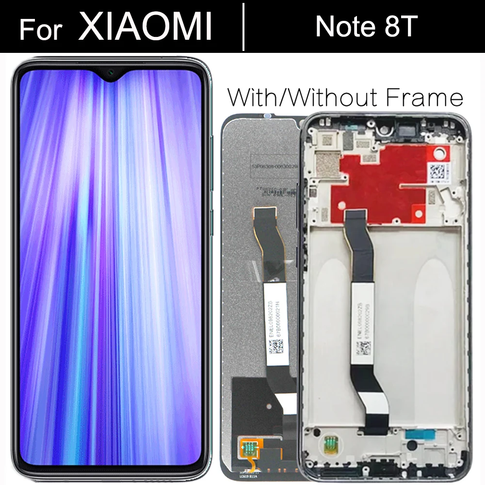 ЖК-дисплей для Xiaomi Redmi Note 8 T 10 точек сенсорный экран замена ЖК-экран протестирован