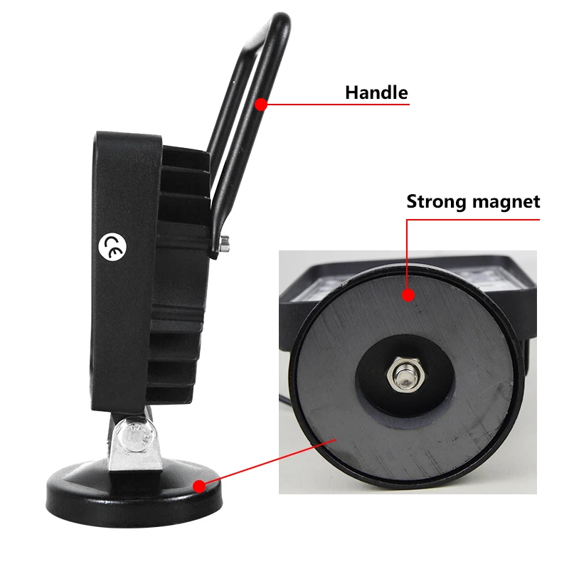 Автомобильный портативный светодиодный рабочий светильник 3 м Plug &amp Play 4 дюйма 27