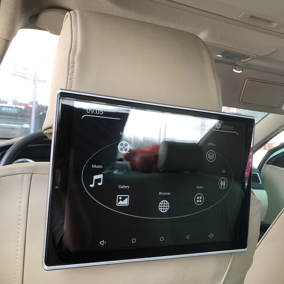 11,8 дюймов для заднего сидения автомобиля, Экран HD 1920X1280 воспроизведение видео в формате 4K Android 8,1 сзади развлечения Системы с WI-FI Bluetooth USB ИК