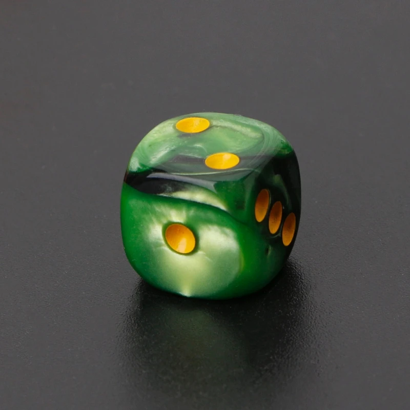 10 шт. шестигранники 12 мм прозрачный кубик Круглый угол портативный стол игры G8TD |