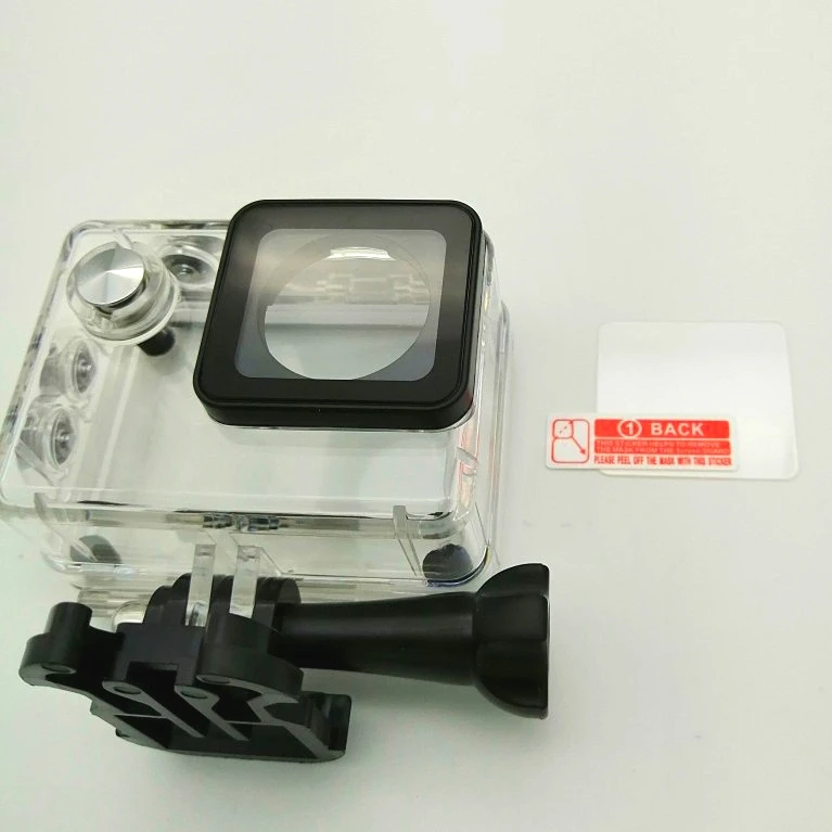 Защитная пленка из закаленного стекла Clownfish для SJCAM SJ4000 SJ9000 SOOCOO C30 S300 tieye T5E T7 водонепроницаемый чехол для объектива стеклянная пленка