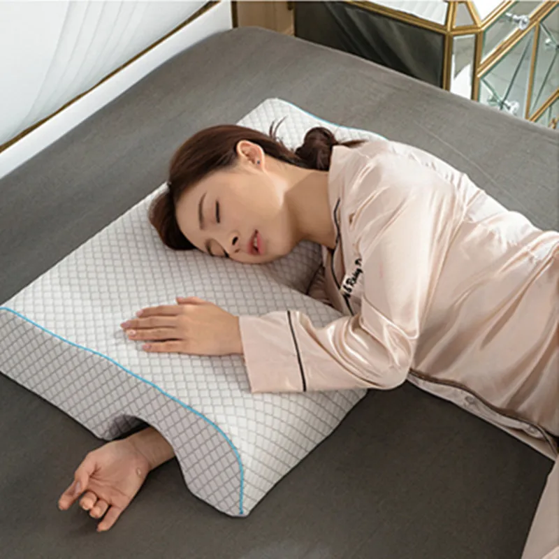 買取 低反発枕のカップル枕手の圧力緩和ヘルプ睡眠空間メモリ枕ダブルアーム枕頚椎枕