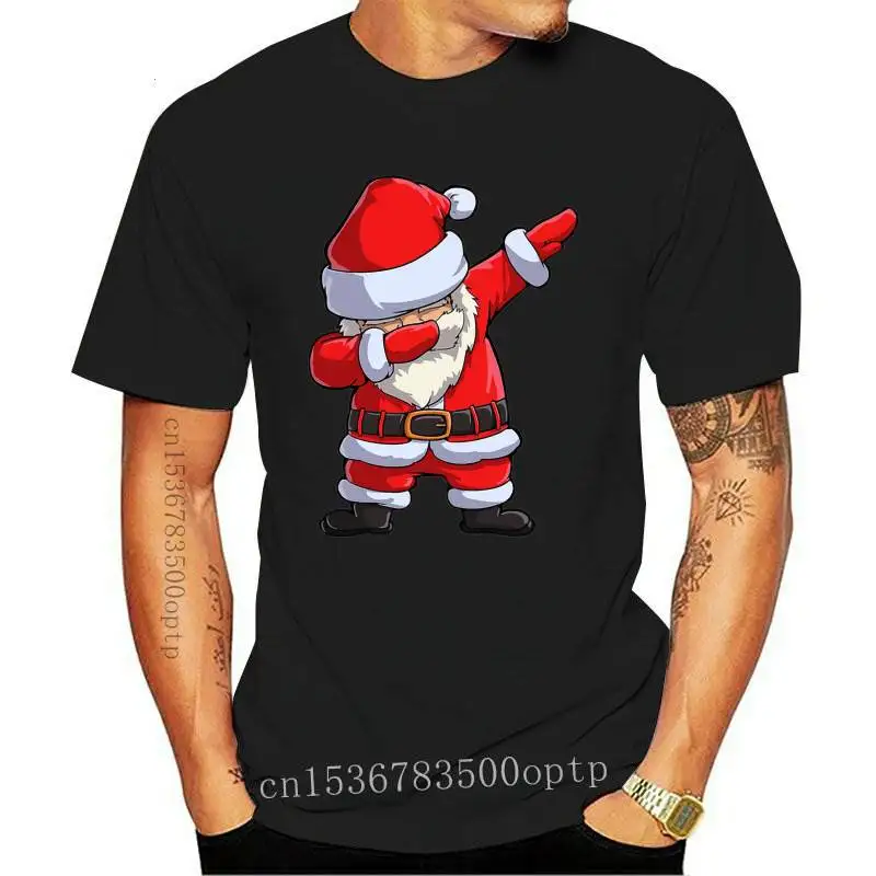 

Dabbing Santa Claus Christmas Funny Dab X-mas Gifts Women Premium T-Shirt Summer Fashion Red Print Casual Girl Tees Cool Tops