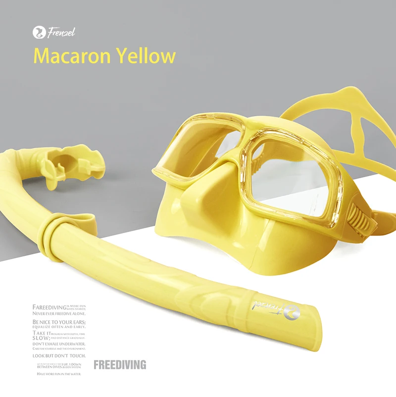 Маска для дайвинга FRENZEL профессиональная низкая громкость подводная охота