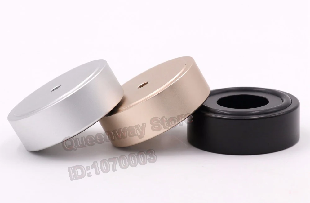 1 комплект из 4 предметов Однотонные Алюминий Hi Fi колонки стенд средства ухода за